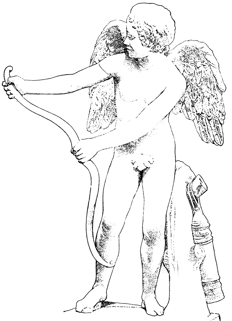 Eros bow clipart