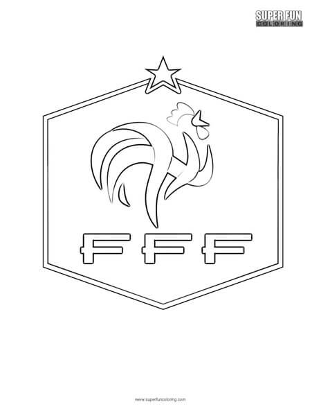 France football coloring page