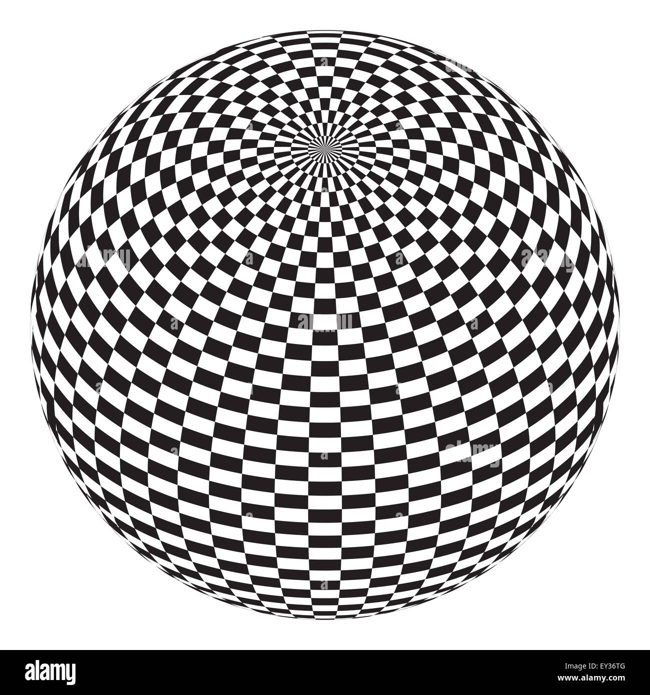 Op art sphere hi