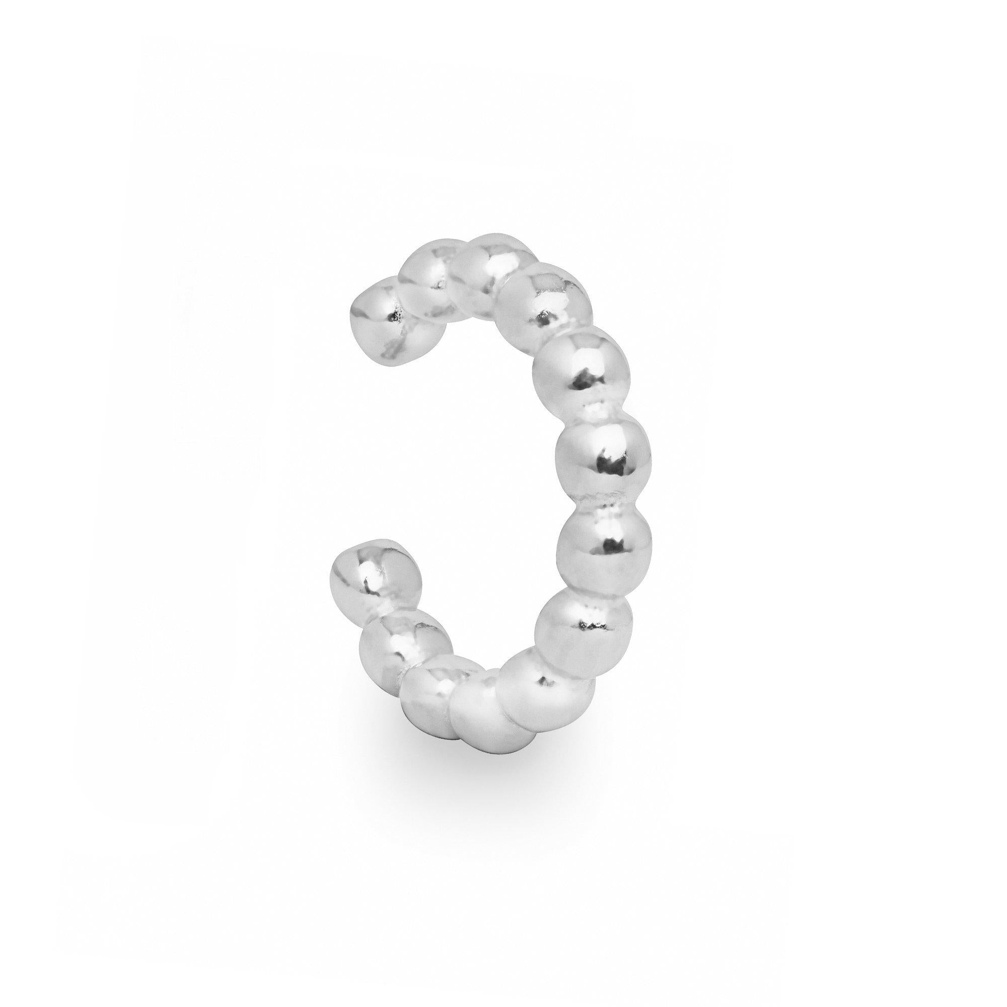 Esfera silver single ear cuff â helix conch