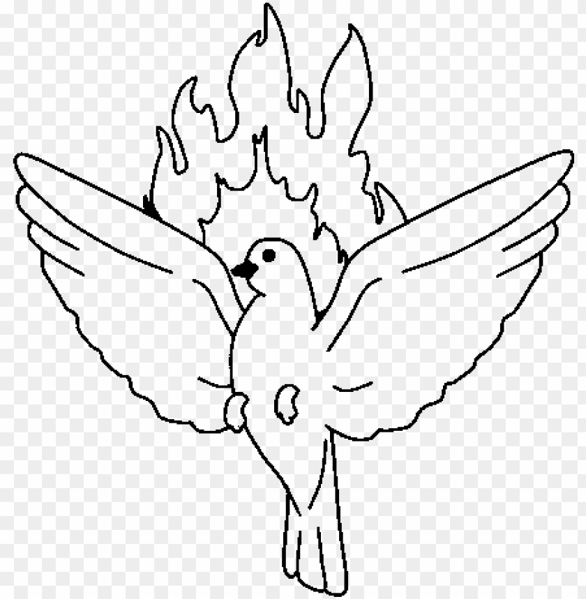Free download hd png aloma del espiritu santo para colorear png transparent with clear background id