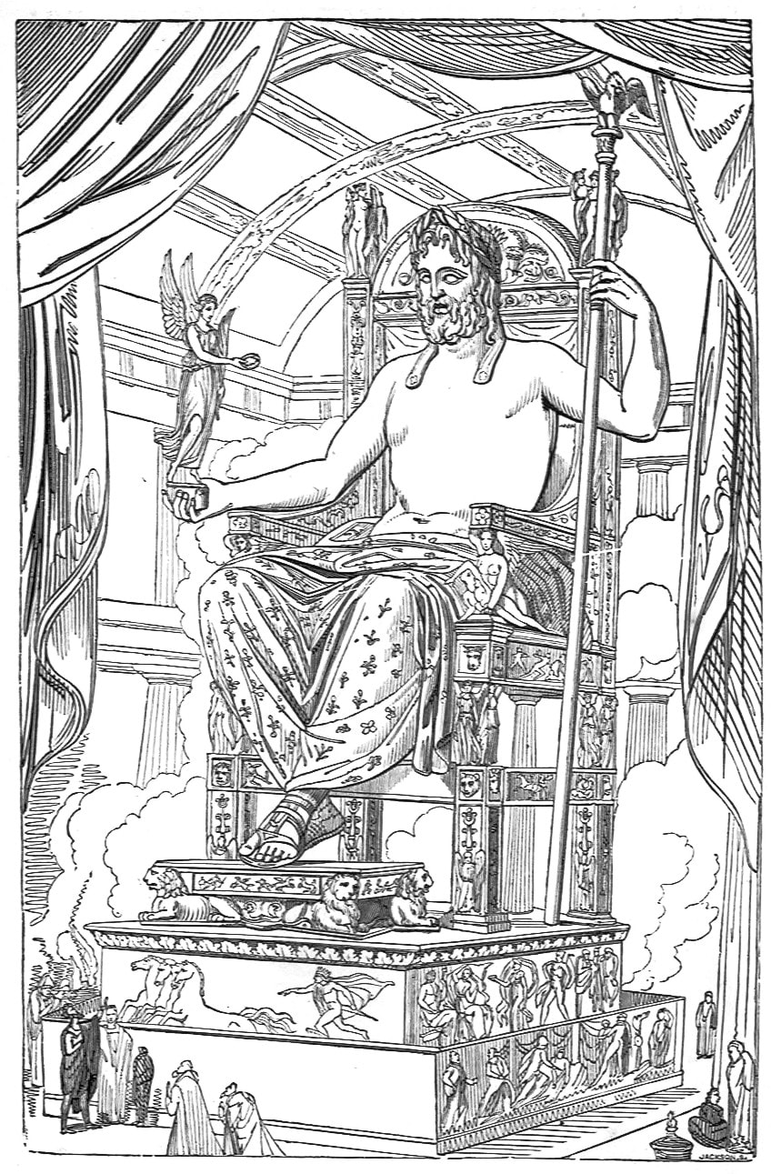 Zeus statue olympia