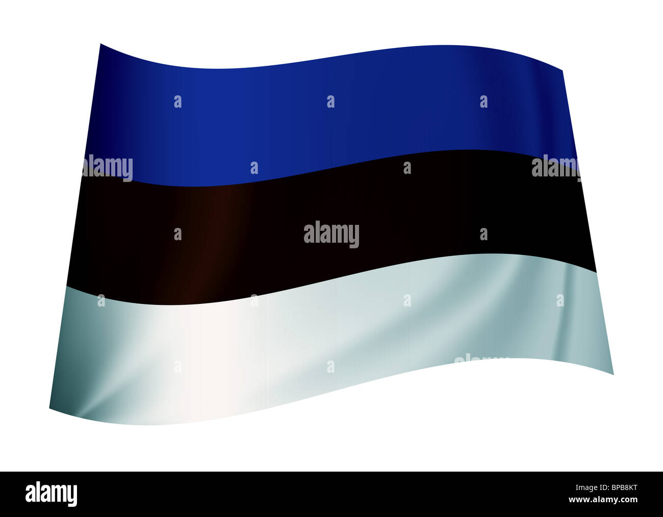 What is estonian flag cut out stock images pictures