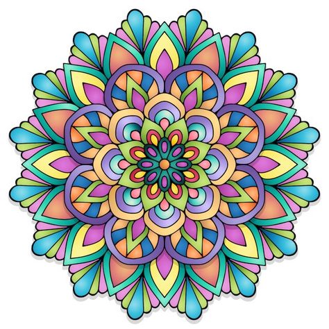 Estrella de puntas mandalas bonitas mandalas de colores mandalas arte