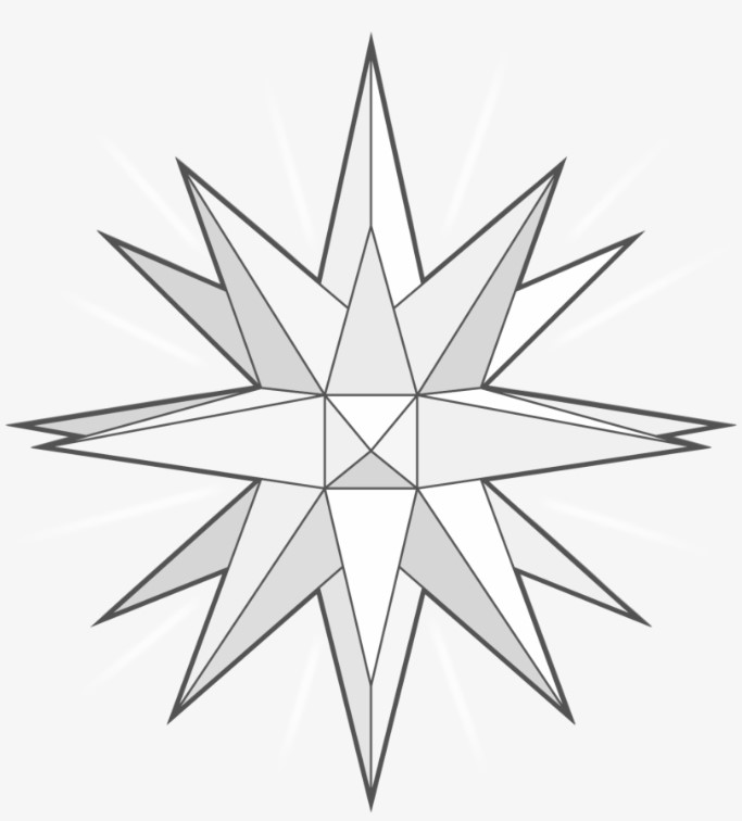El poder y la sabidurãa deslumbrantes de la estrella de puntas