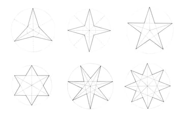 Cãmo dibujar una estrella mãºltiples puntas envato tuts