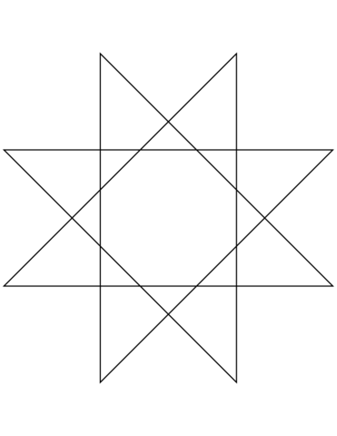 Point star coloring page free printable coloring pages