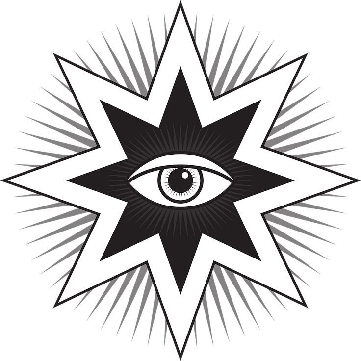La estrella de ocho puntas sãmbolos antiguos el ojo que todo lo ve sãmbolos cristianos