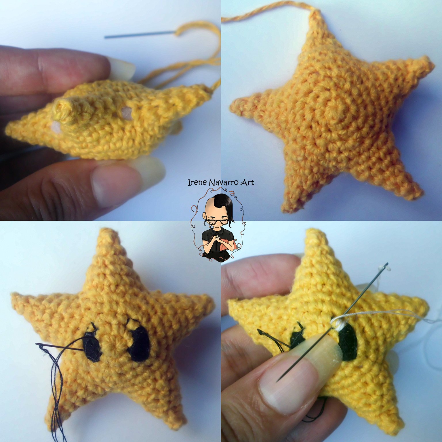 Tutorial amigurumi estrella de mario bros mario bros star amigurumi tutorial â