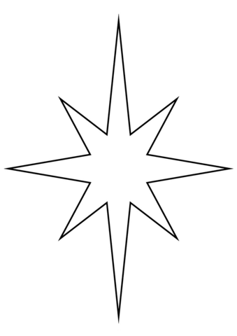 Christmas star coloring page free printable coloring pages