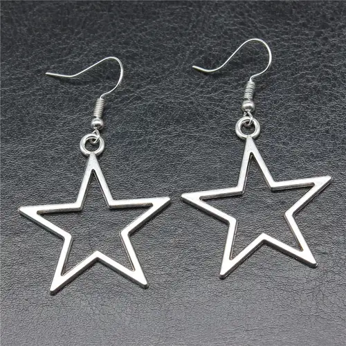 Star earrings dangle