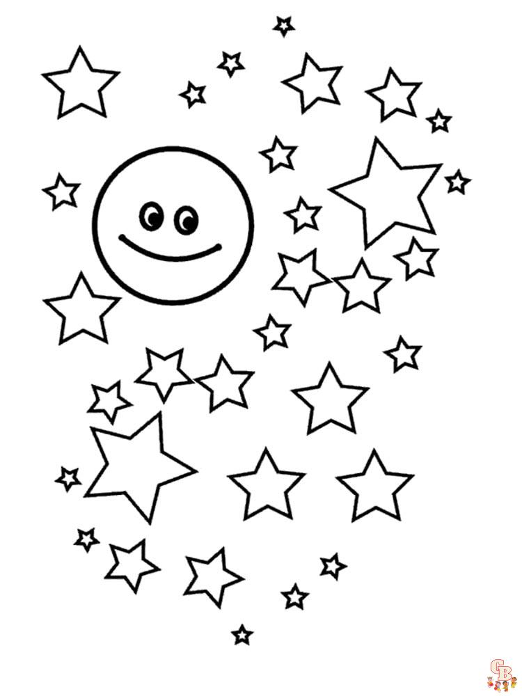 Las mejores pãginas para colorear de estrellas para niãos