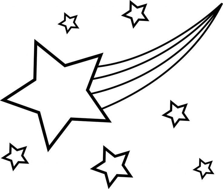Stars coloring pages