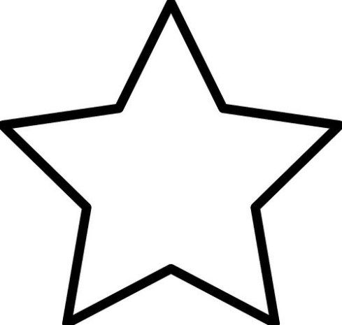Imãgenes de esellas para colorear e imprimir star template printable star coloring pages star template