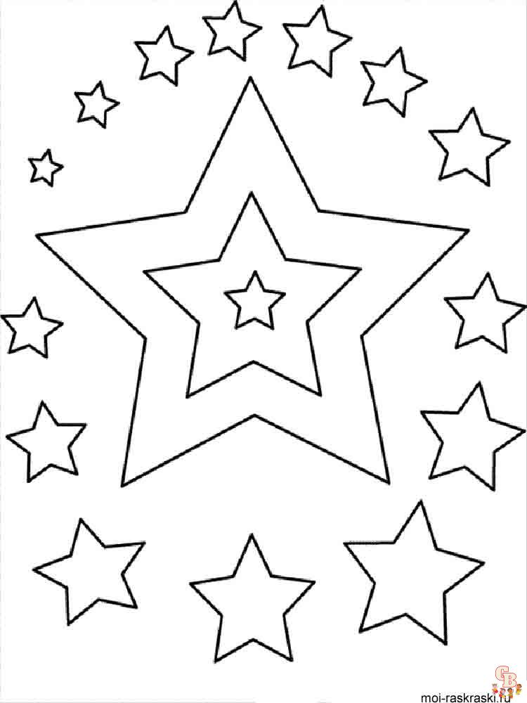Las mejores pãginas para colorear de estrellas para niãos