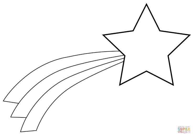 Estrella de belen para colorear