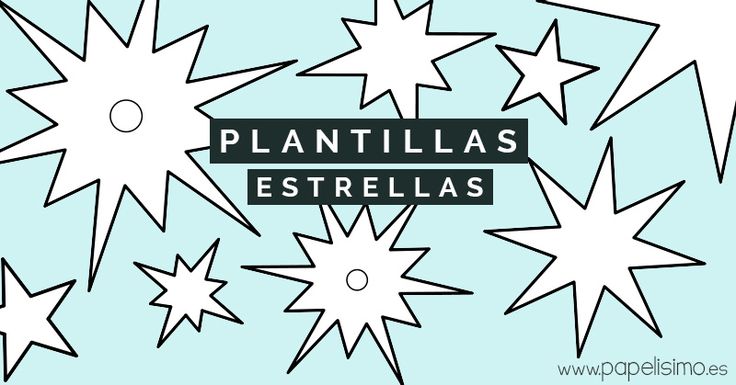 Plantillas de estrellas para imprimir estrellas para imprimir letras grandes para imprimir moldes de estrellas