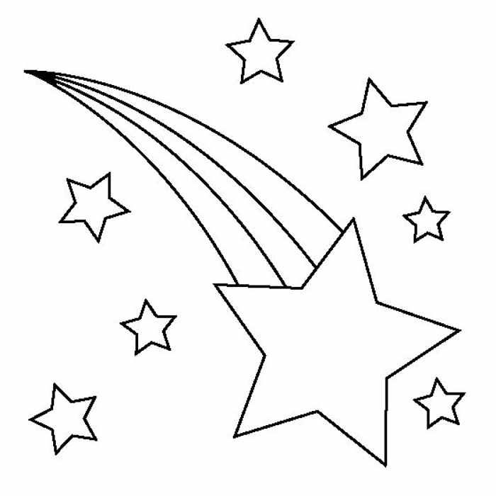 Molde de estrela imagens pa imprimir e recort