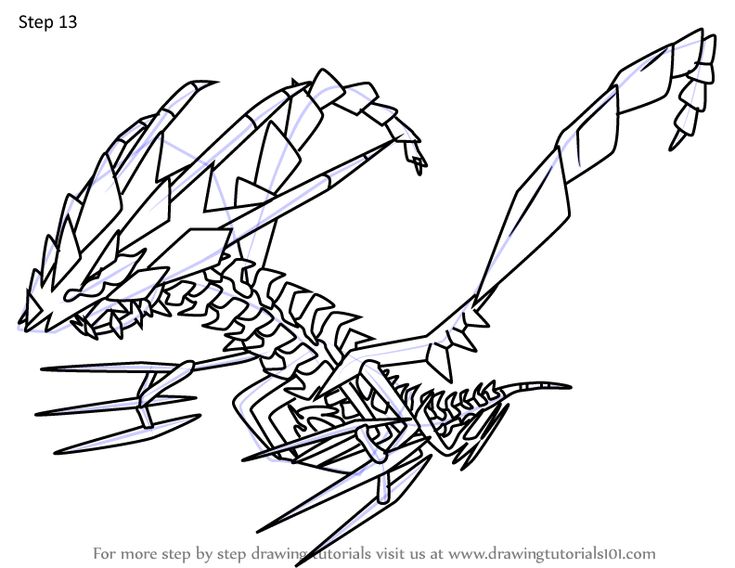 Learn how to draw eternatus from pokemon pokemon step by step drawing tutorials ããããããçµµããã ãããããããã ããçµµ