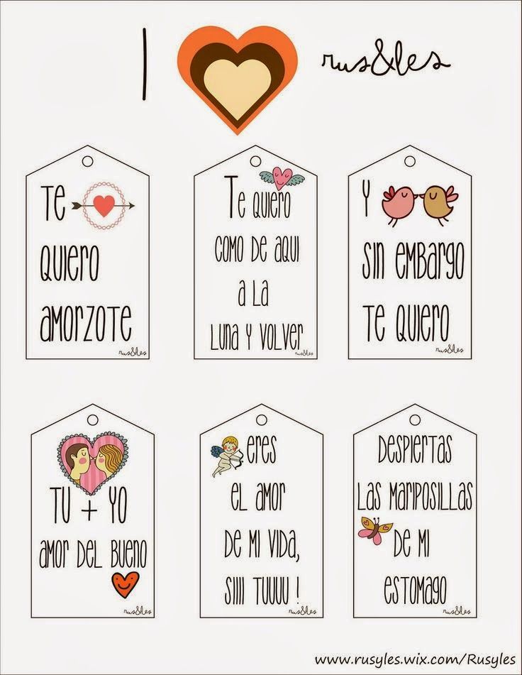 Imprimolandia etiquetas san valentãn en espaãol imprimibles de amor carta de amor manualidades regalos bonitos para mi novio