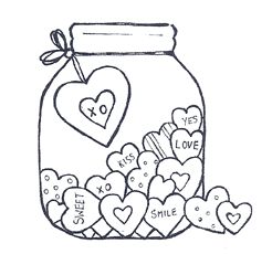 Potjehartj valentine coloring pag magnolia stamps valentine coloring