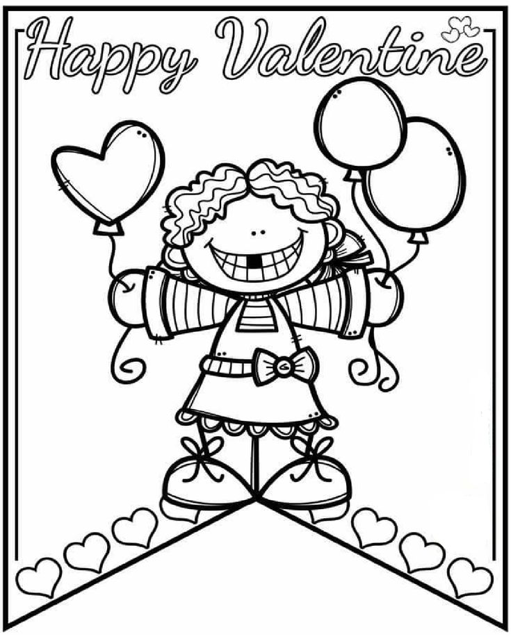 Tu tea san valentin pãginas pa colore san valentãn dibujos de san valentin