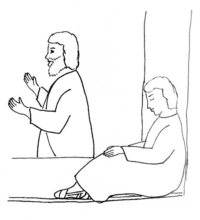 Bible story coloring page eutychus falls asleep bible stories bible coloring pages bible story crafts