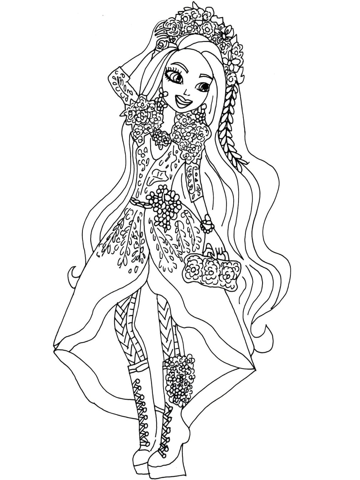 Ever after high coloring pages