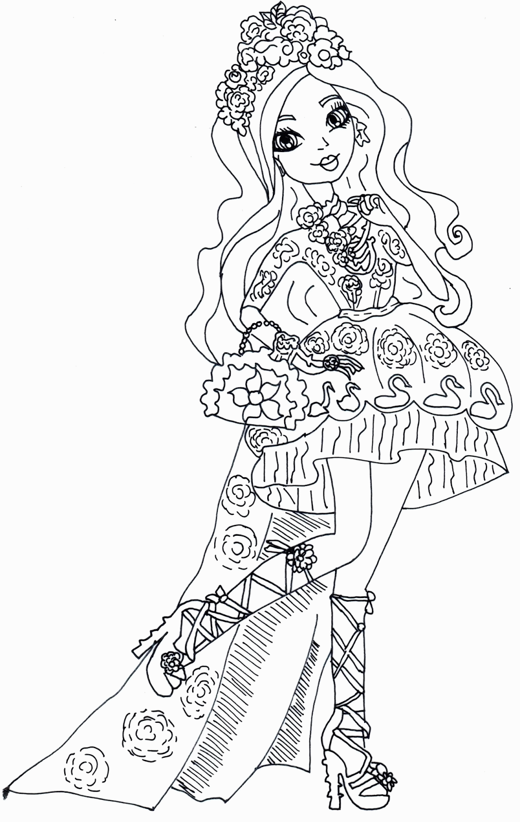 Ever after high coloring pages