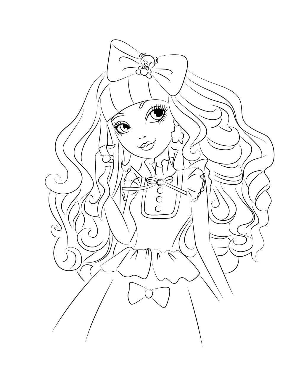 Ever after high coloring pages