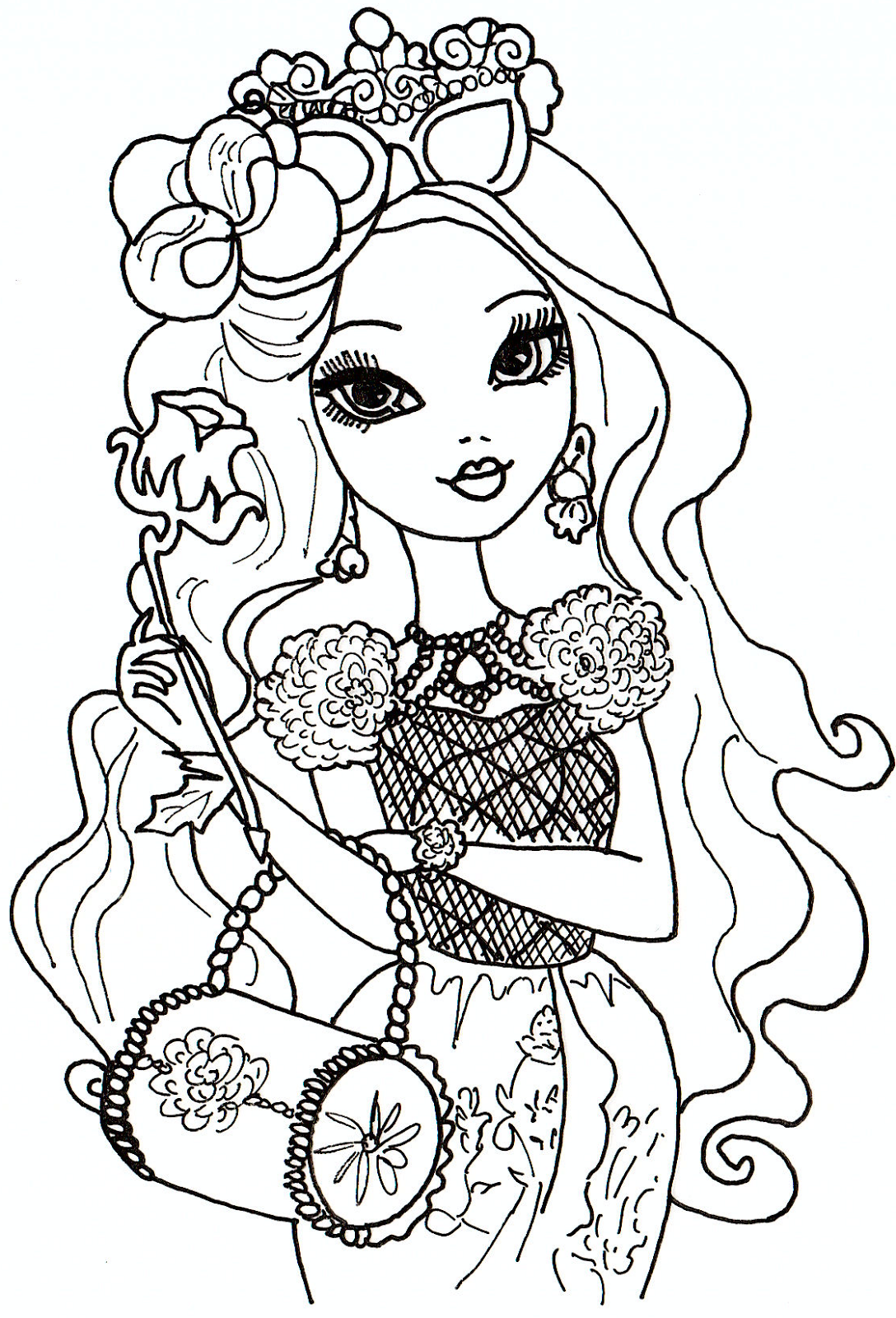 Ever after high coloring pages