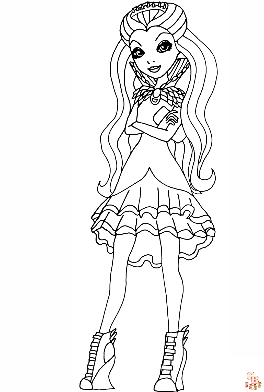 Ever after high coloring pages