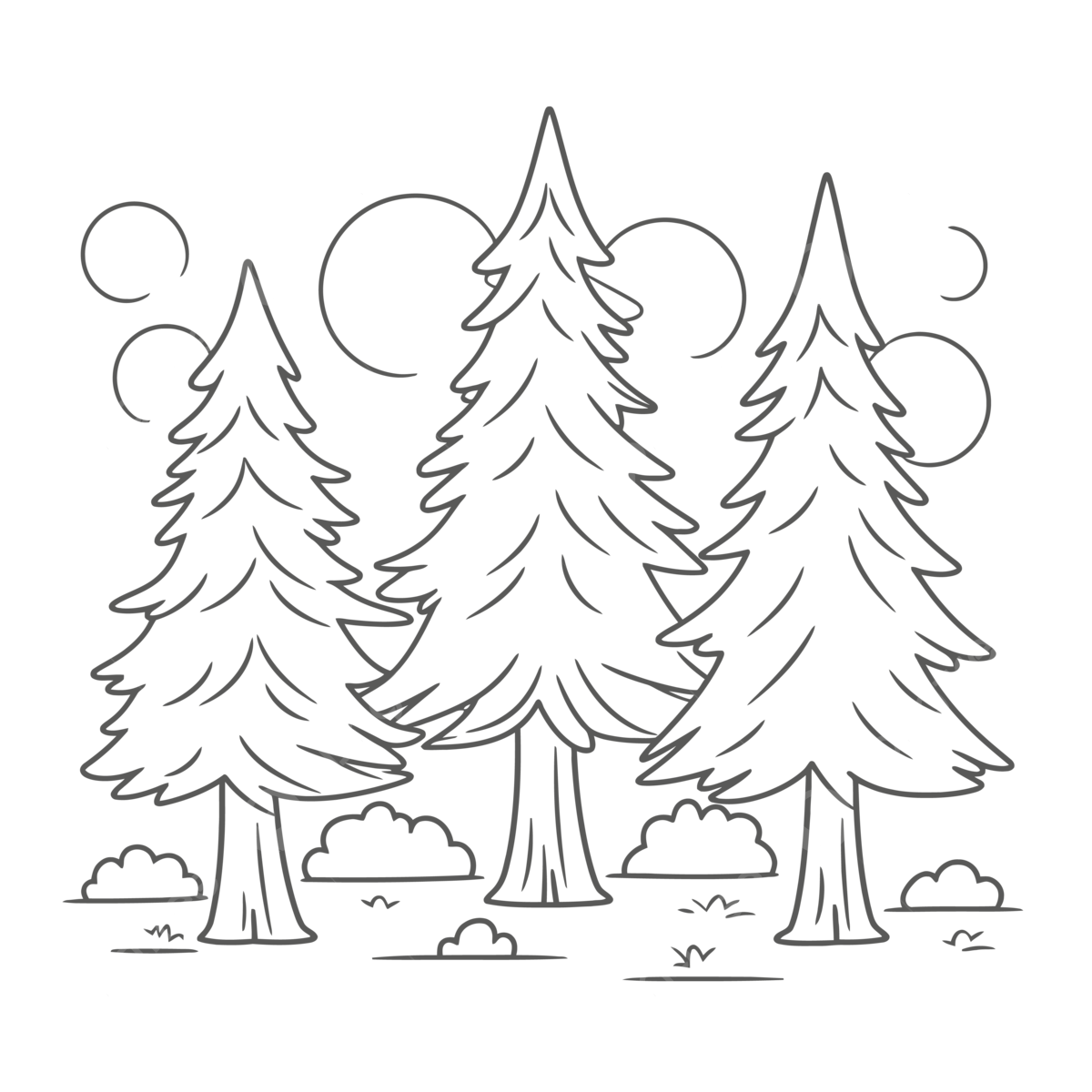 Woods forest coloring page outline sketch drawing vector forest drawing wing drawing ring drawing png and vector with transparent background for free download