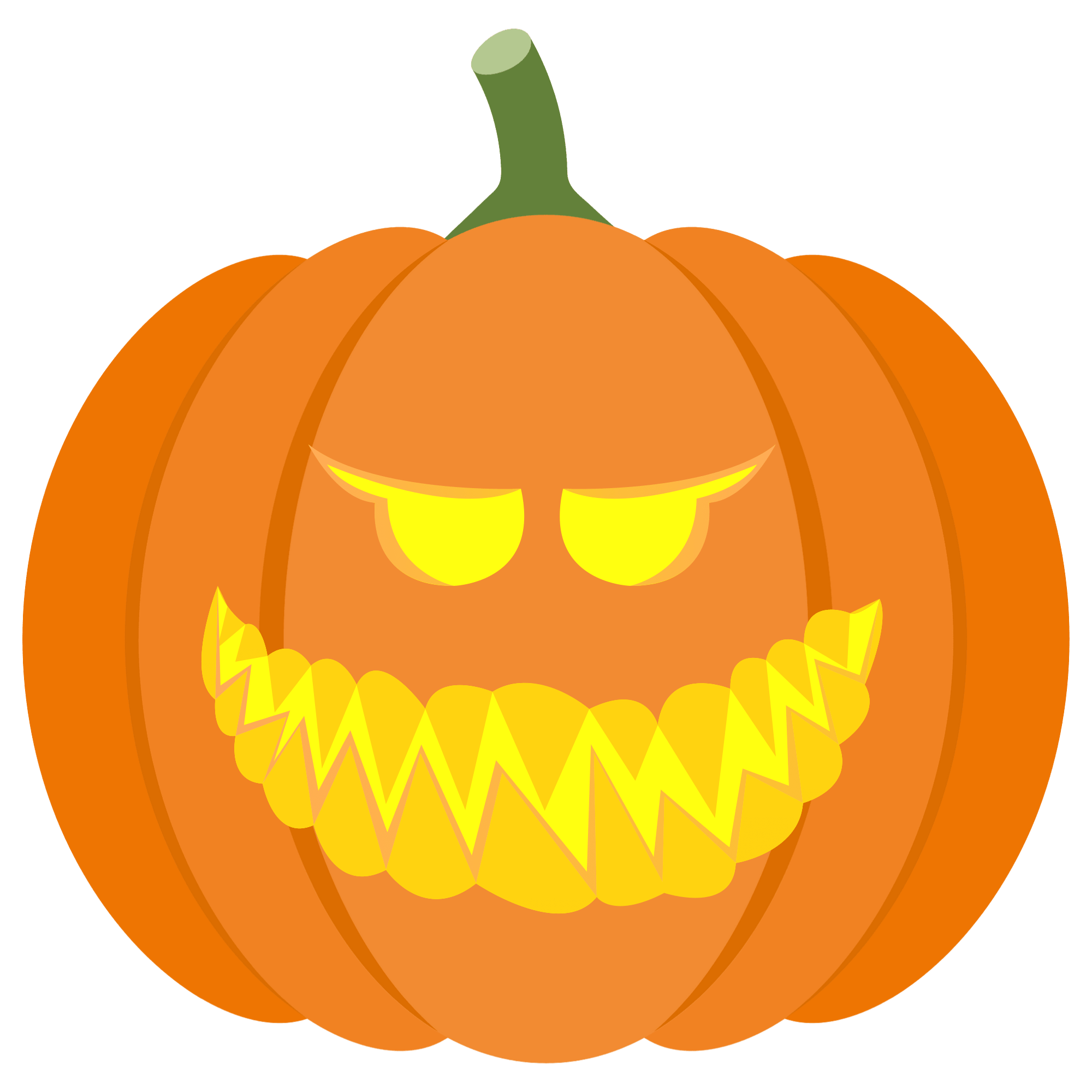 Evil pumpkin pumpkin stencil free printable papercraft templates
