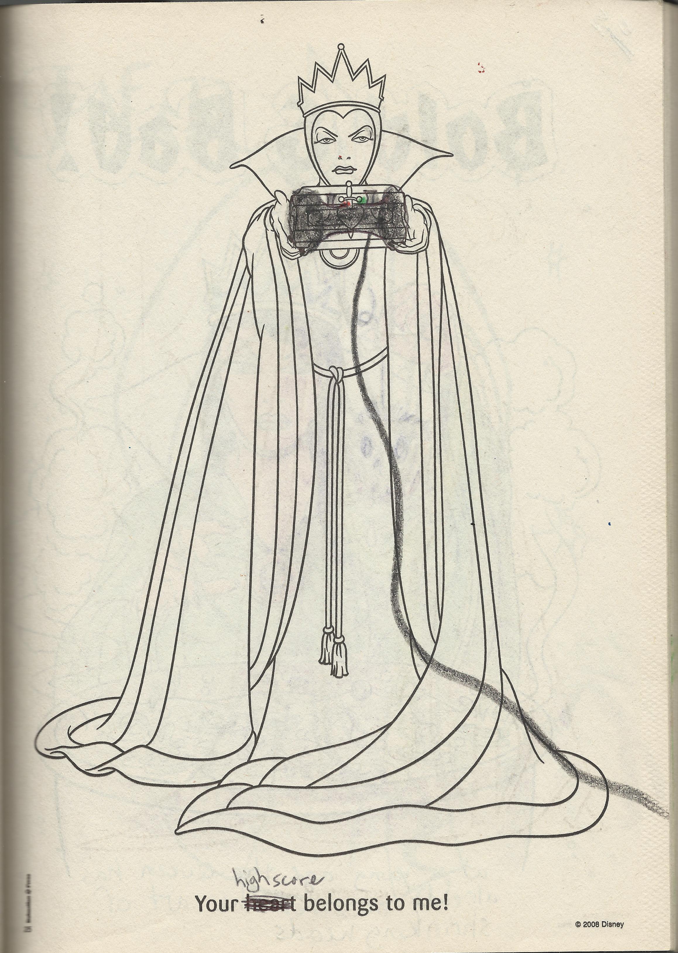 Disney corrupted coloring books
