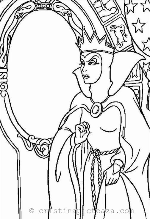 Snow white coloring pages for download