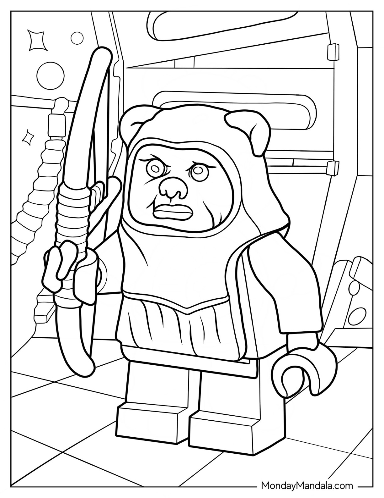 Lego star wars coloring pages free pdf printables