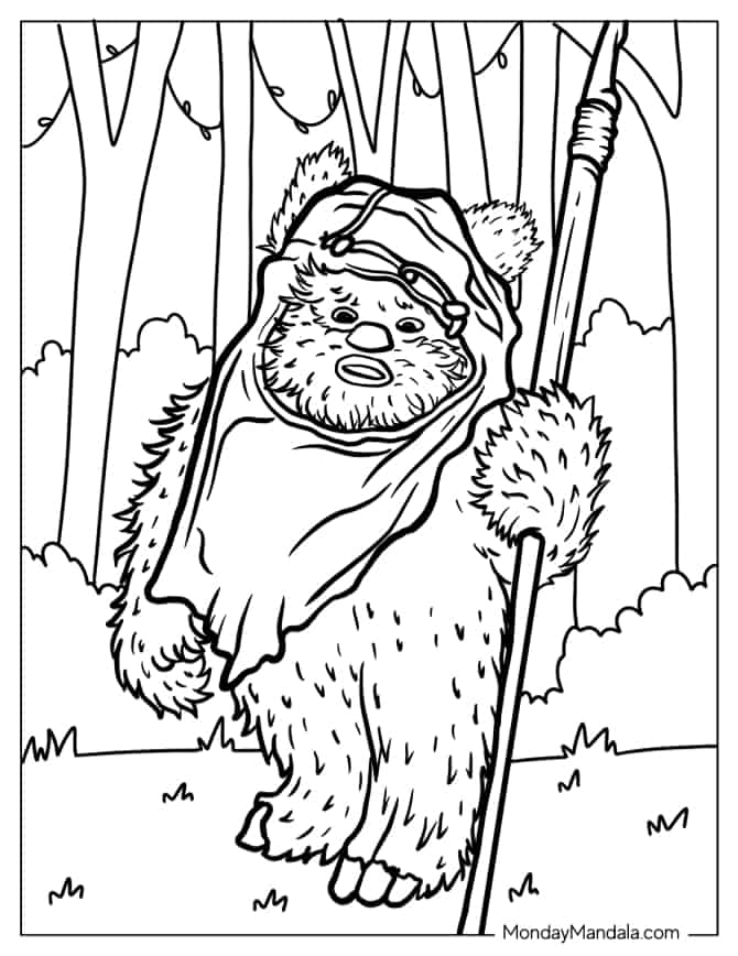 Star wars coloring pages free pdf printables