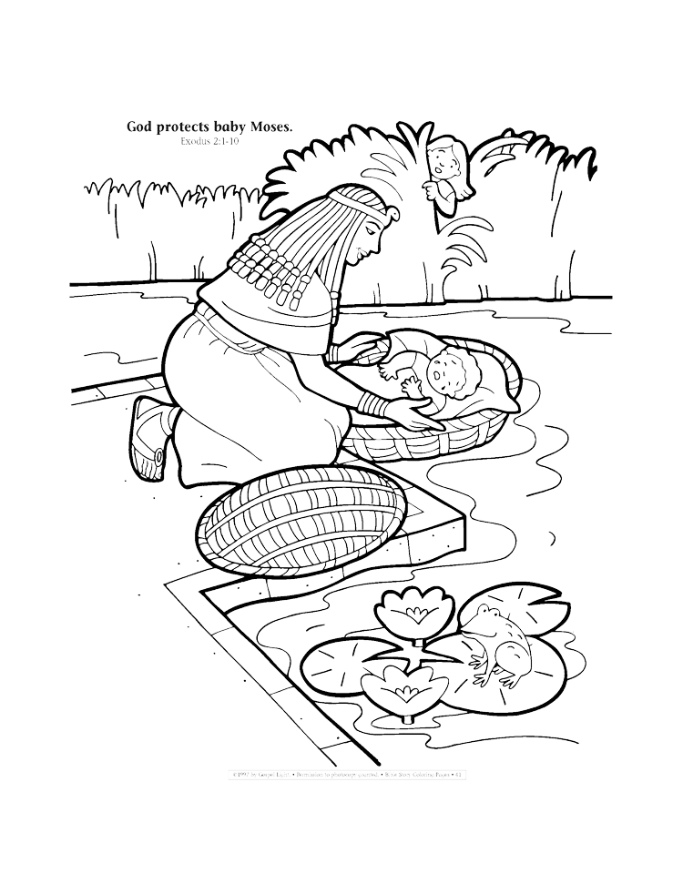 Free bible coloring pages for kids from popular stories