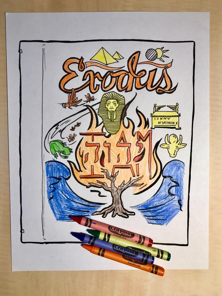 Exodus coloring page