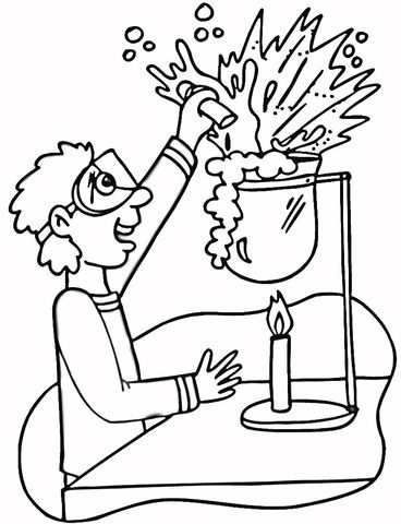 Chemistry laboratory coloring page free printable coloring pag free printable coloring pag science color sheets free printable coloring
