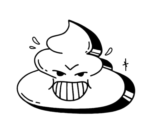 Page poop emoji outline images