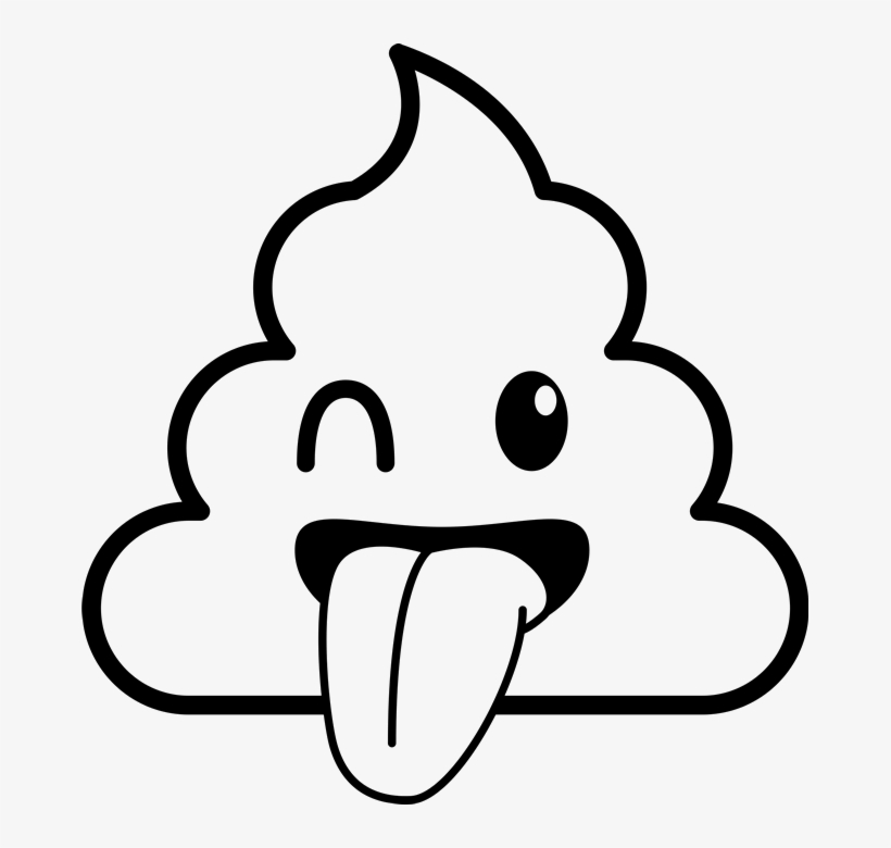 Sticking tongue out emoji png clipart library library