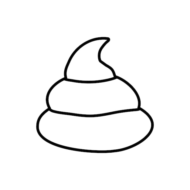 Page poop outline vectors illustrations for free download