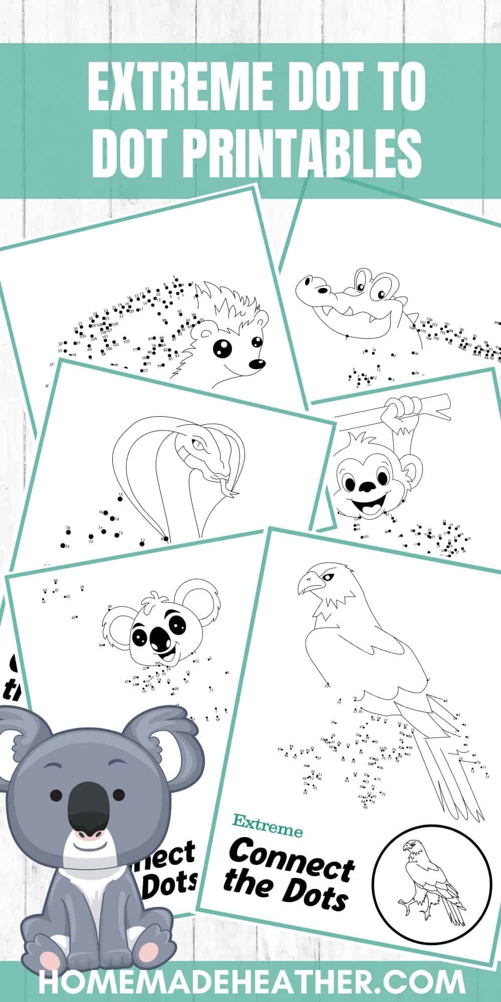 Free extreme dot to dot printables homemade heather