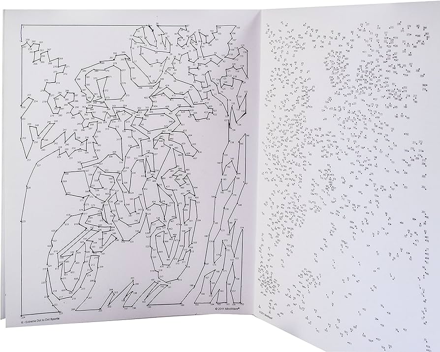 Mindware extreme dot to dot coloring sports toys games