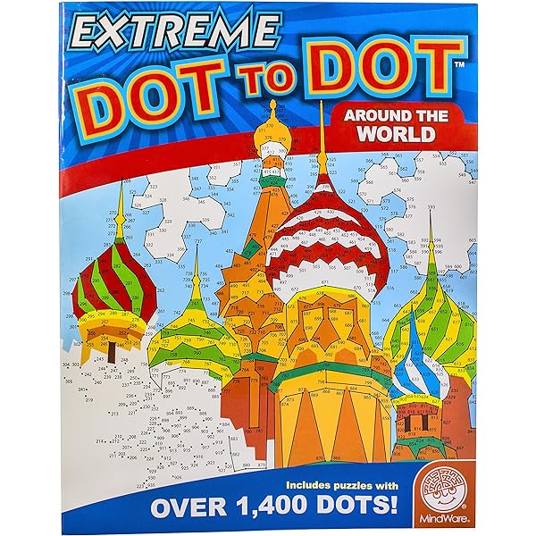 Mindware extreme dot to dot coloring sports toys games