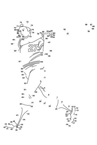 Sports dot to dots connect the dots worksheets