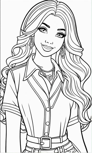 Winx doll drawing template base outline