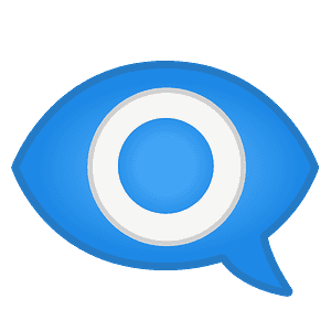 Eye in speech bubble emoji clipart free download transparent png